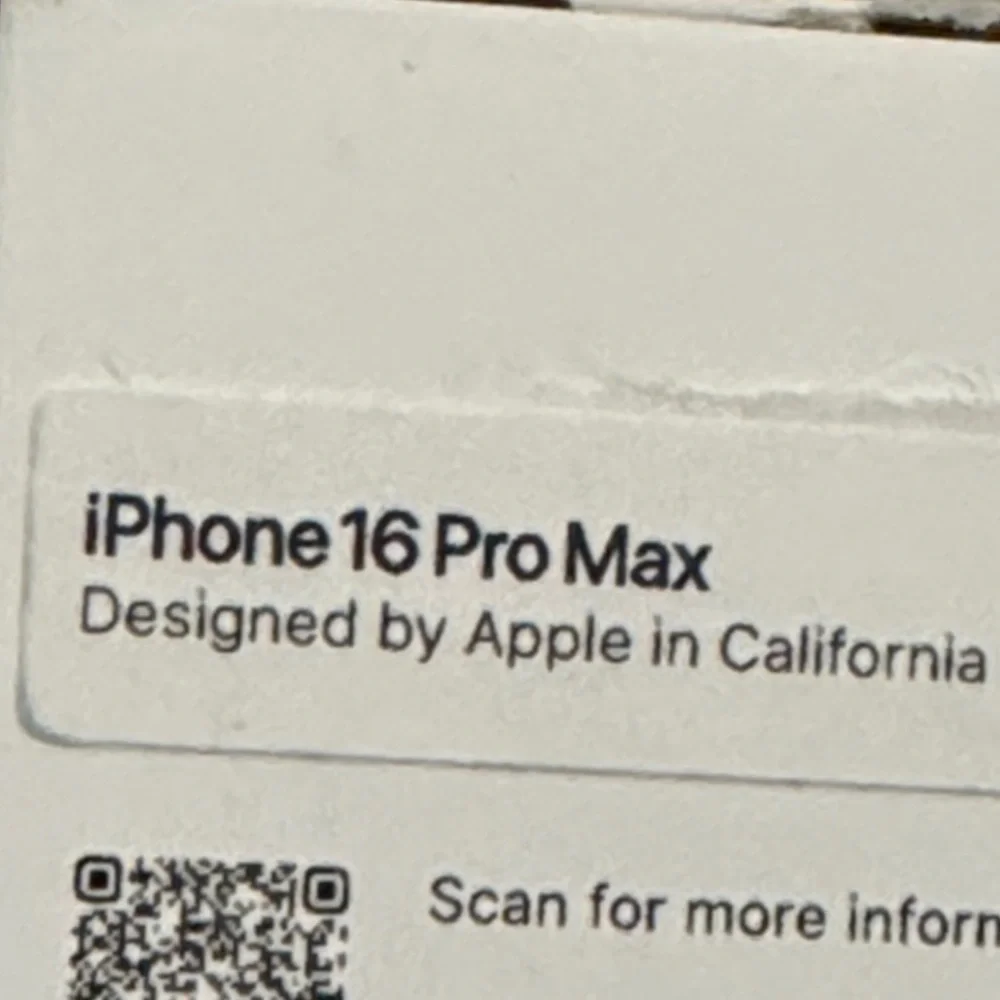 Apple iPhone 16 Pro Max - Box Only